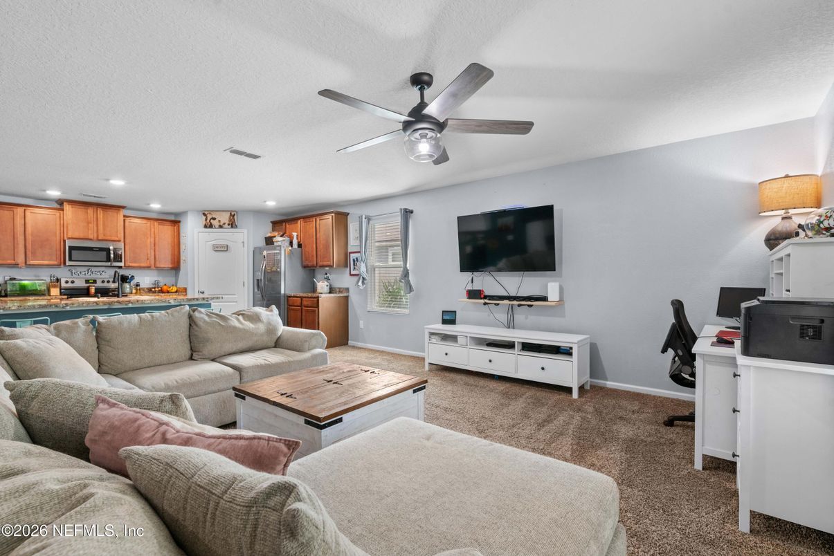 Interior, Kitchen, Living room, Recessed Lighting