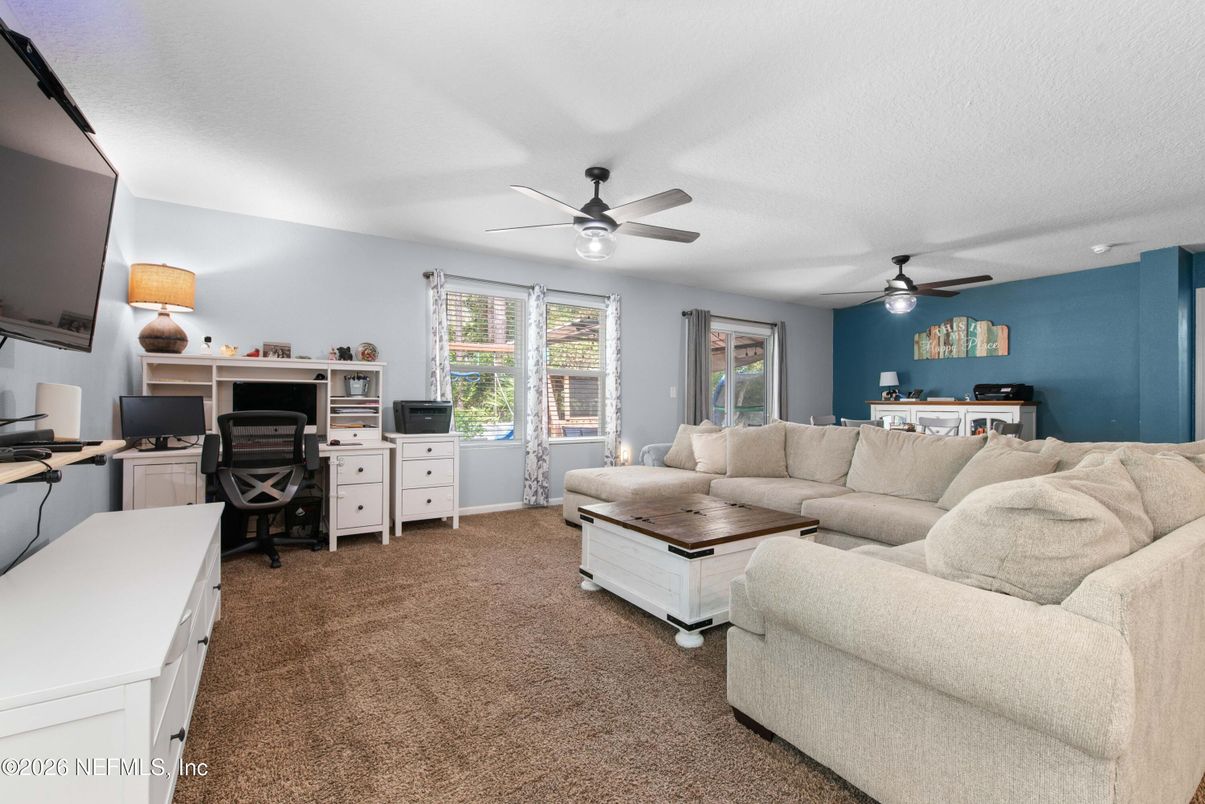 Home Office, Interior, Living room