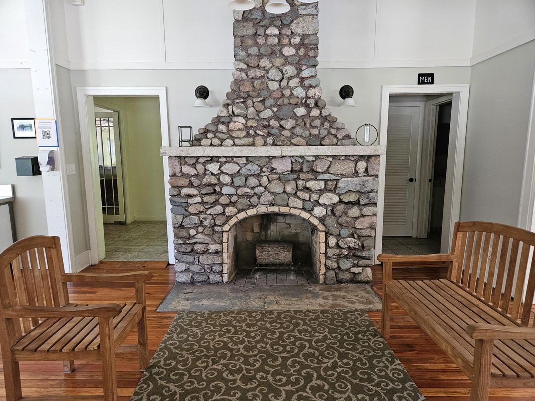 Fireplace, Interior, Wood Texture Flooring