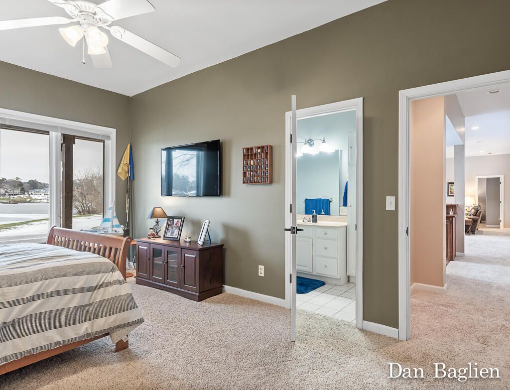 Bedroom, Interior, Recessed Lighting
