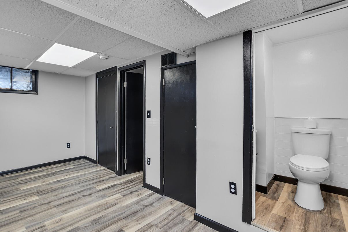 Bathroom, Elevator, Interior, Wood Texture Flooring