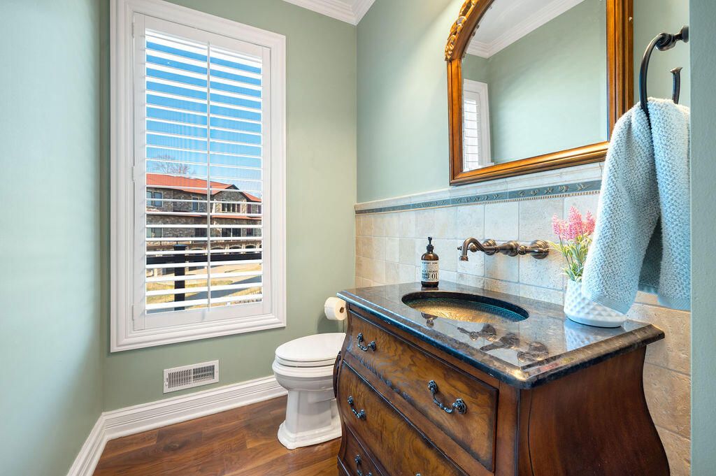 Bathroom, Interior, Wood Texture Flooring