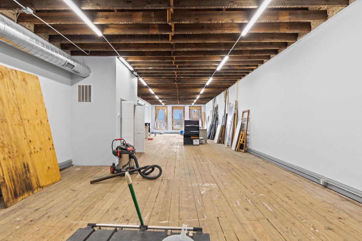 Fitness Equipment, Interior, Wooden Beams, Wood Texture Flooring