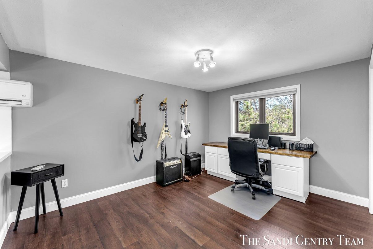 Home Office, Interior, Wood Texture Flooring