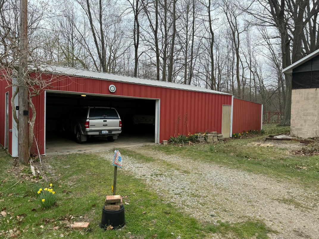 Backyard, Detached Garage, Exterior