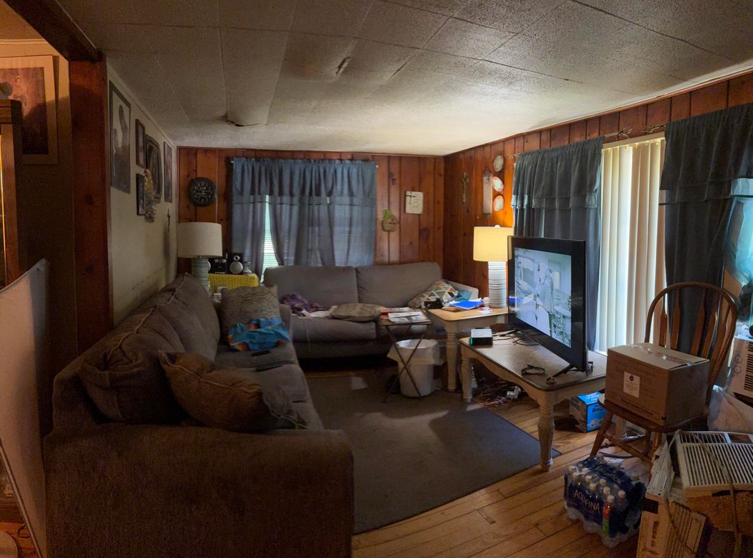 Interior, Living room, Wood Texture Flooring, Wooden Walls