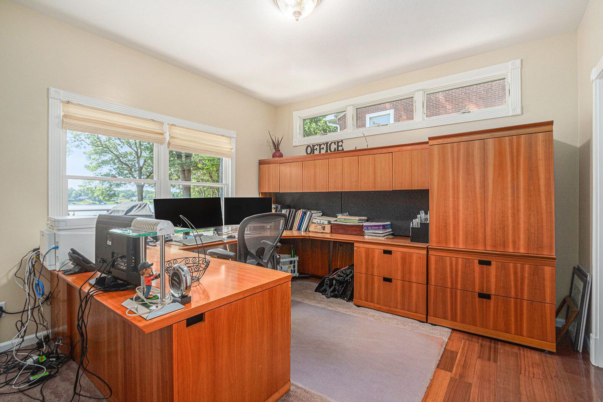 Home Office, Interior, Wood Texture Flooring