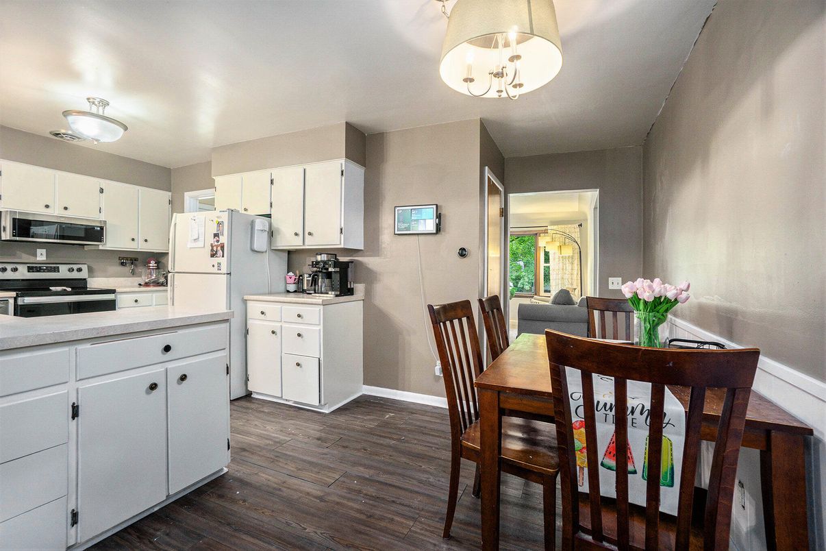 Dining room, Interior, Kitchen, Wood Texture Flooring