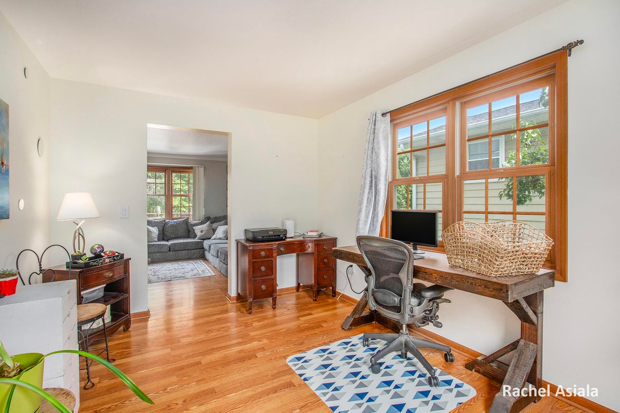 Home Office, Interior, Wood Texture Flooring