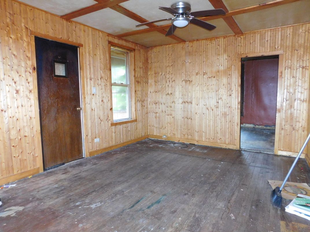 Empty room, Interior, Wood Texture Flooring, Wooden Walls