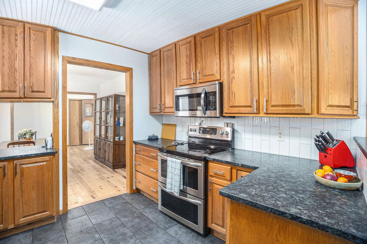 Interior, Kitchen, Wood Texture Flooring