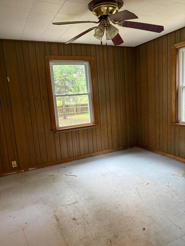 Empty room, Interior, Wooden Walls