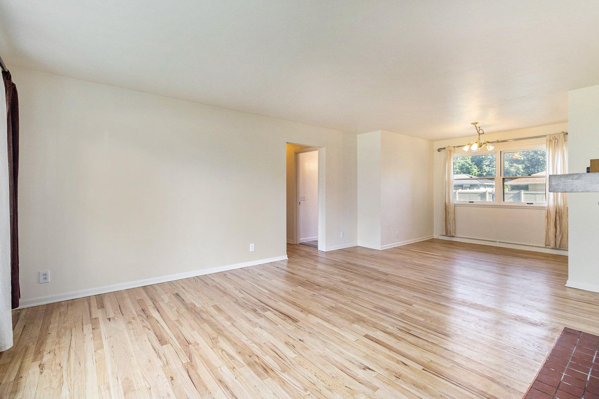 Empty room, Interior, Wood Texture Flooring