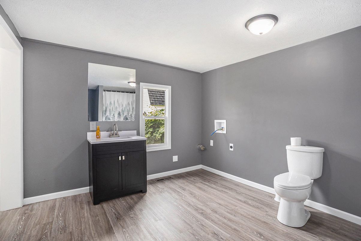 Bathroom, Interior, Wood Texture Flooring