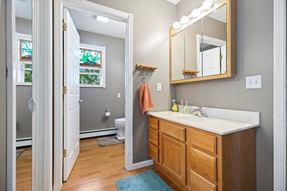 Bathroom, Interior, Wood Texture Flooring