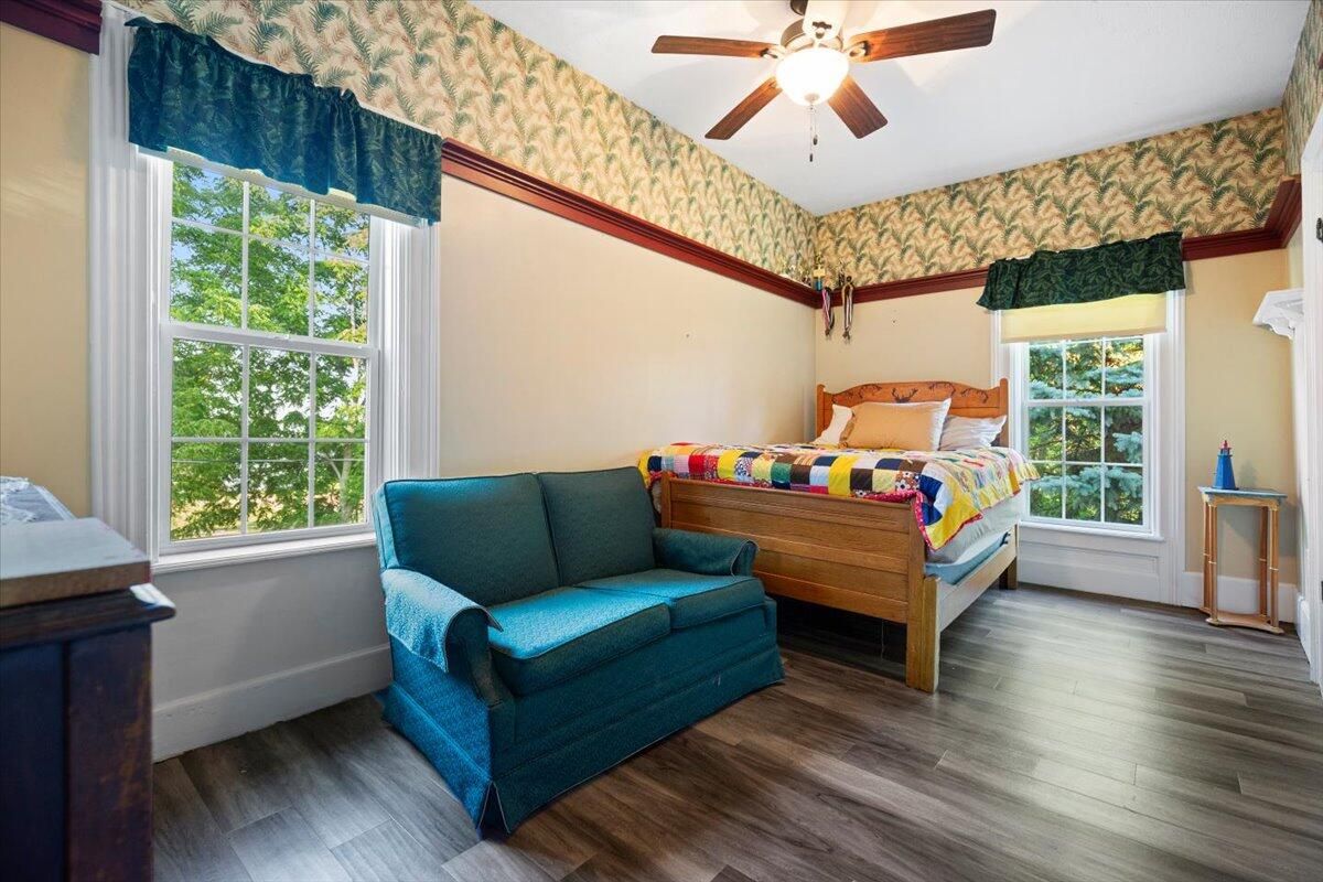 Bedroom, Interior, Wood Texture Flooring