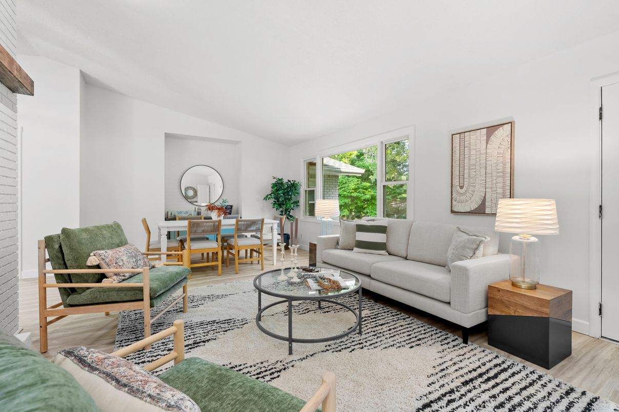 Dining room, Interior, Living room, Wood Texture Flooring