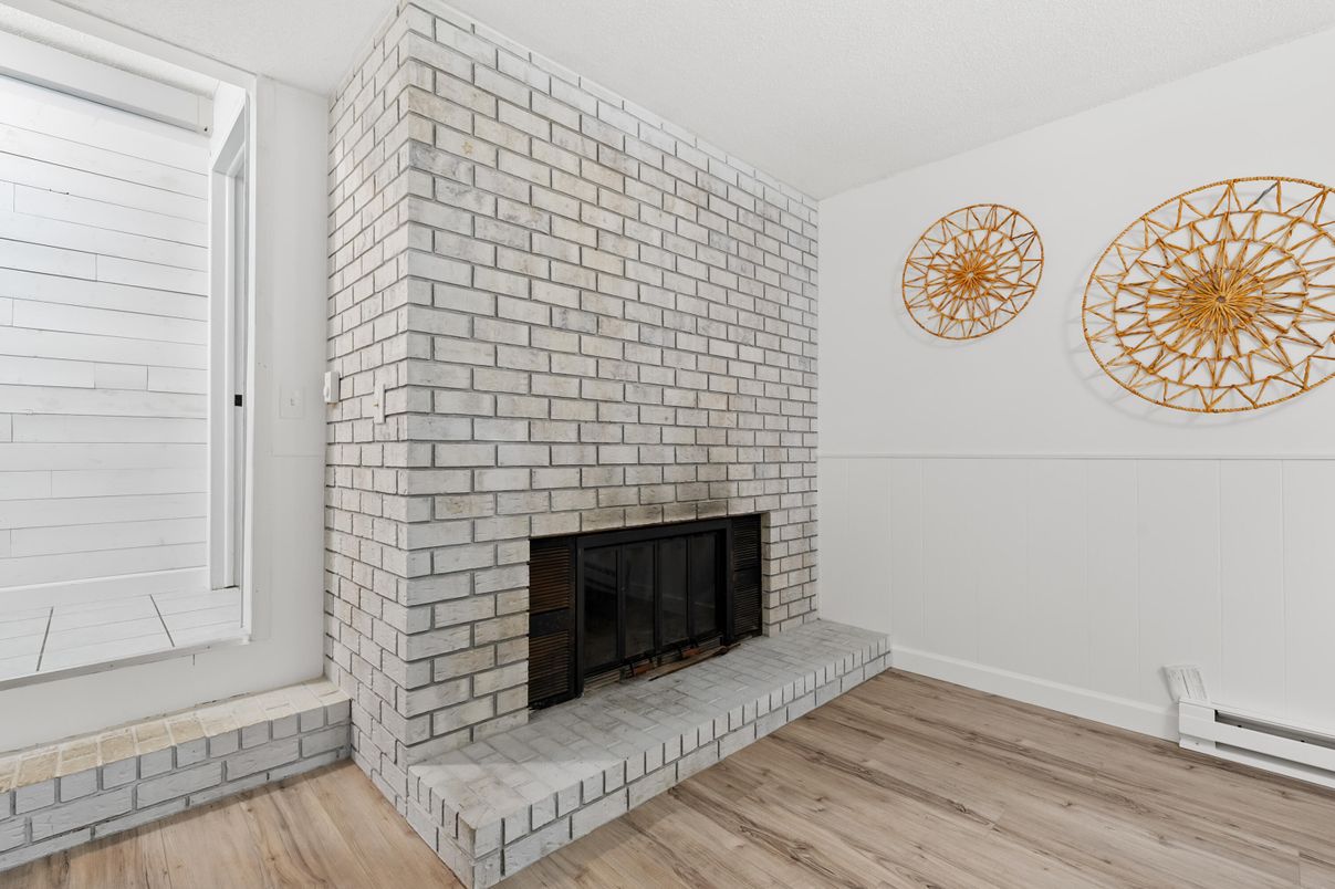 Fireplace, Interior, Wood Texture Flooring