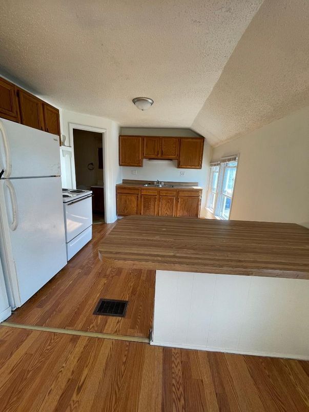 Interior, Kitchen, Wood Texture Flooring