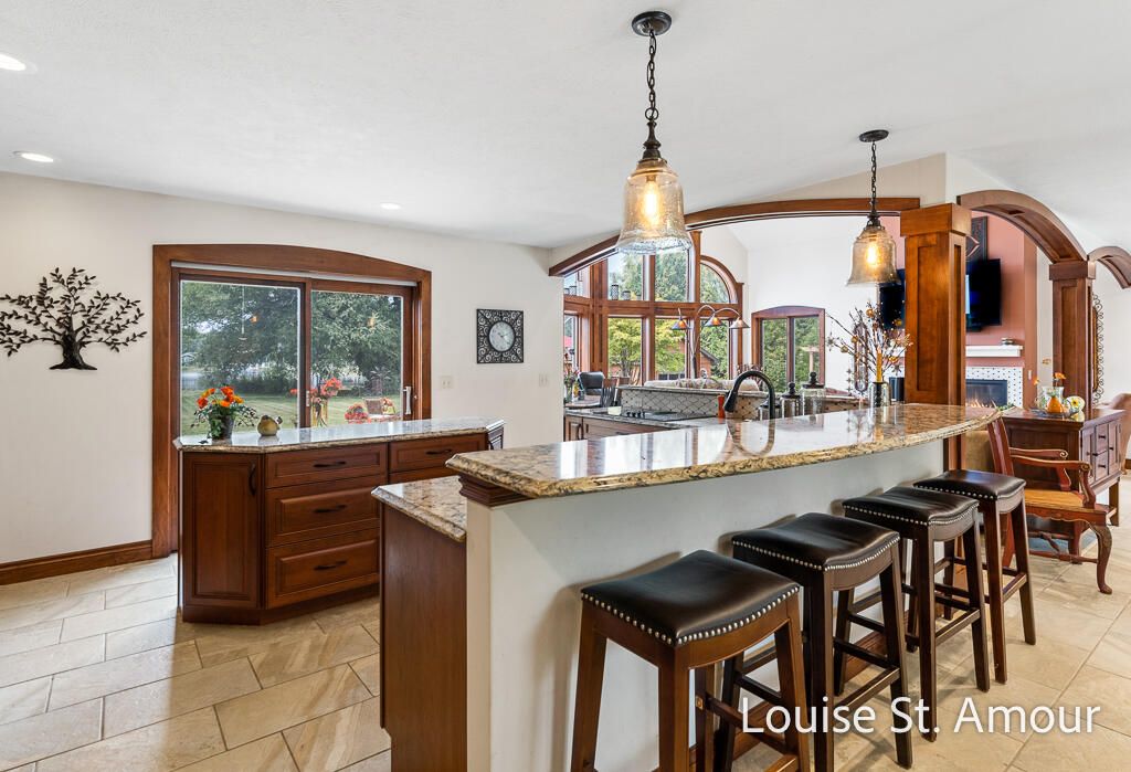 Interior, Kitchen, Pendant Lights, Recessed Lighting