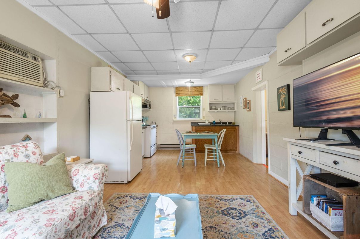 Dining room, Interior, Kitchen, Living room, Wood Texture Flooring