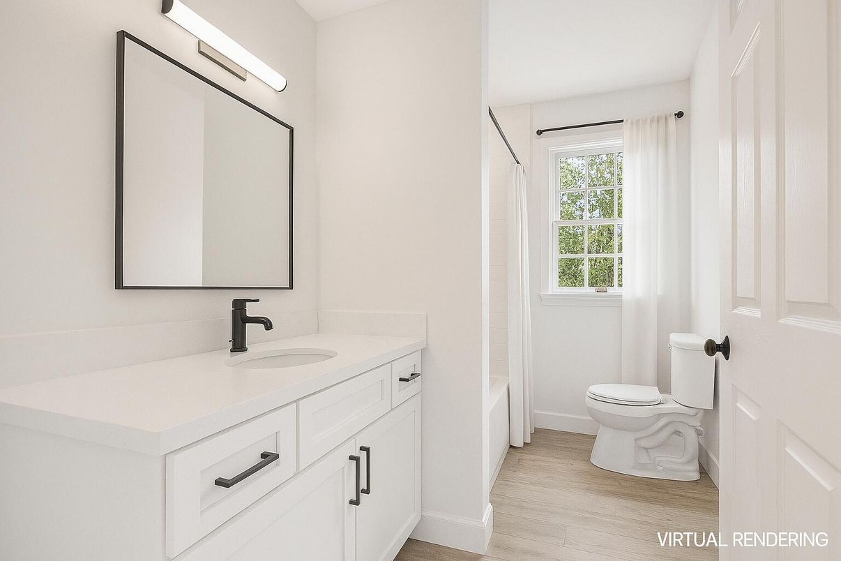 Bathroom, Interior, Wood Texture Flooring