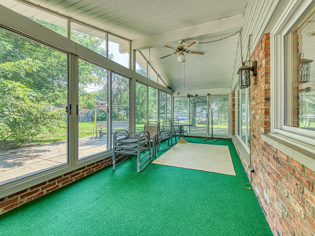 Interior, Stone Walls, Sun Room