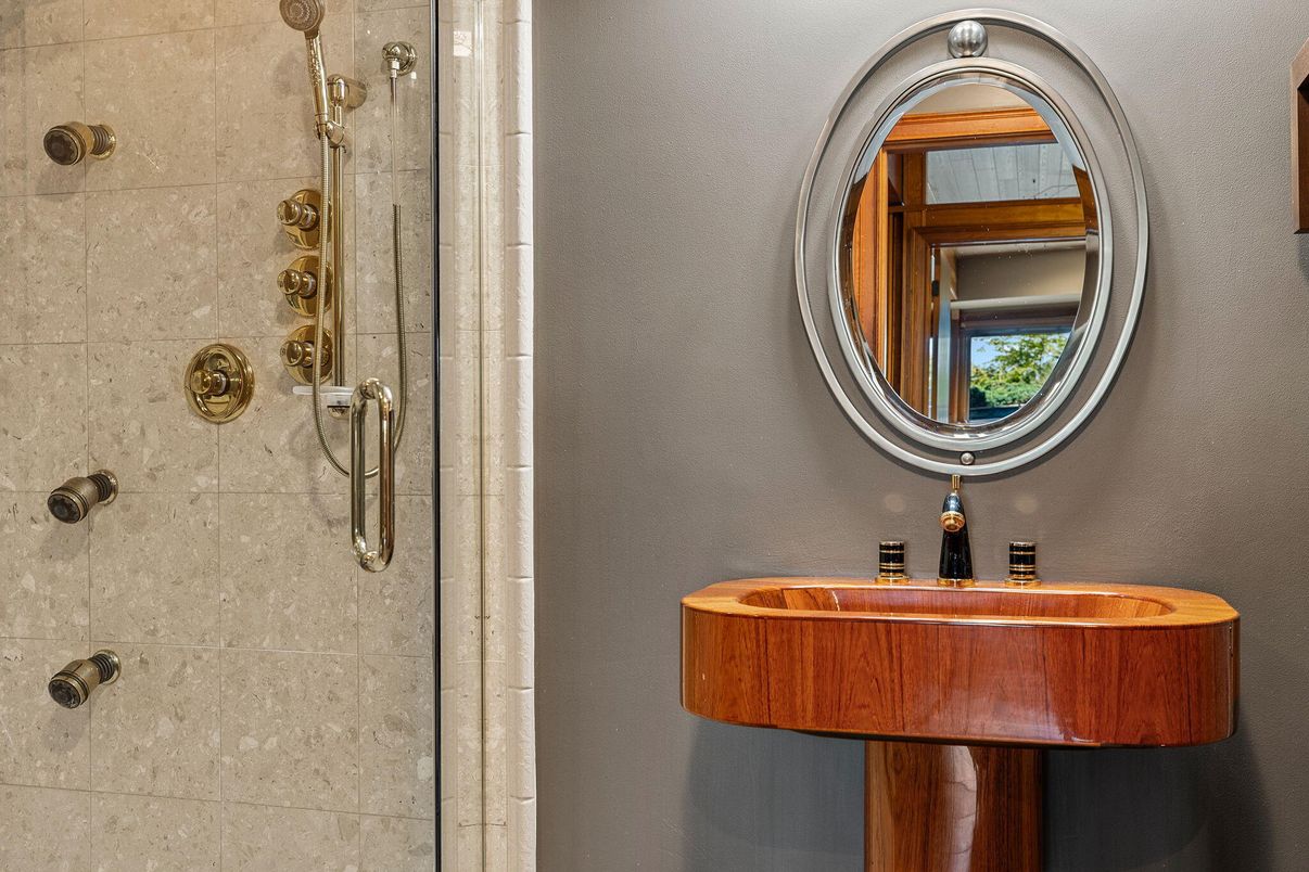 Bathroom, Glass Shower, Interior