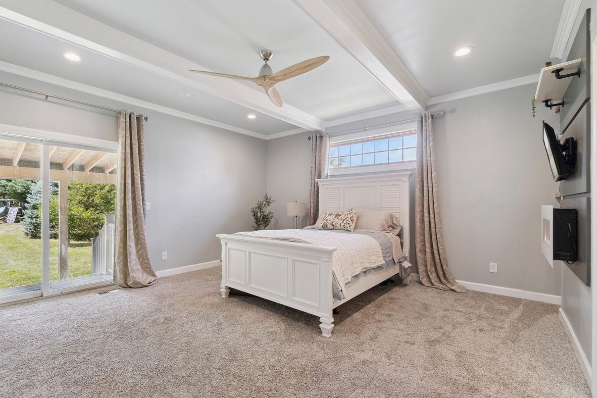 Bedroom, Interior, Recessed Lighting