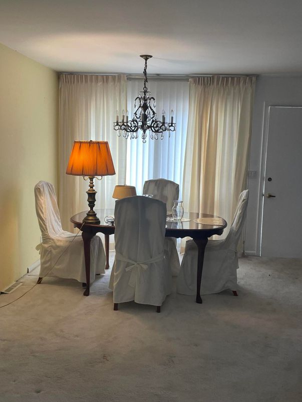Chandelier, Dining room, Interior