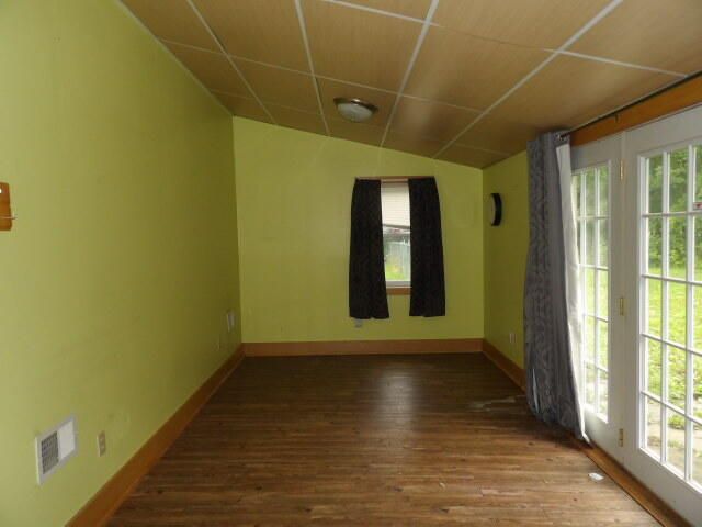 Empty room, Interior, Wood Texture Flooring