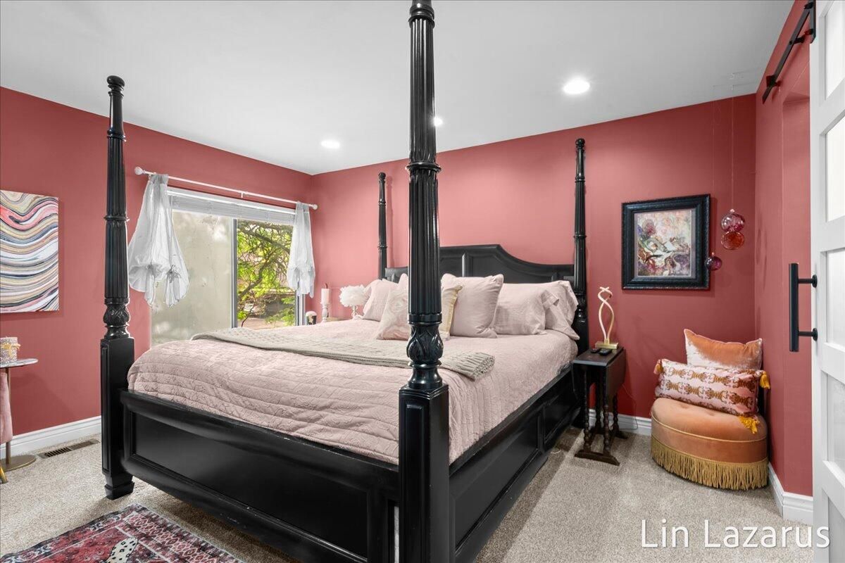 Bedroom, Interior, Recessed Lighting