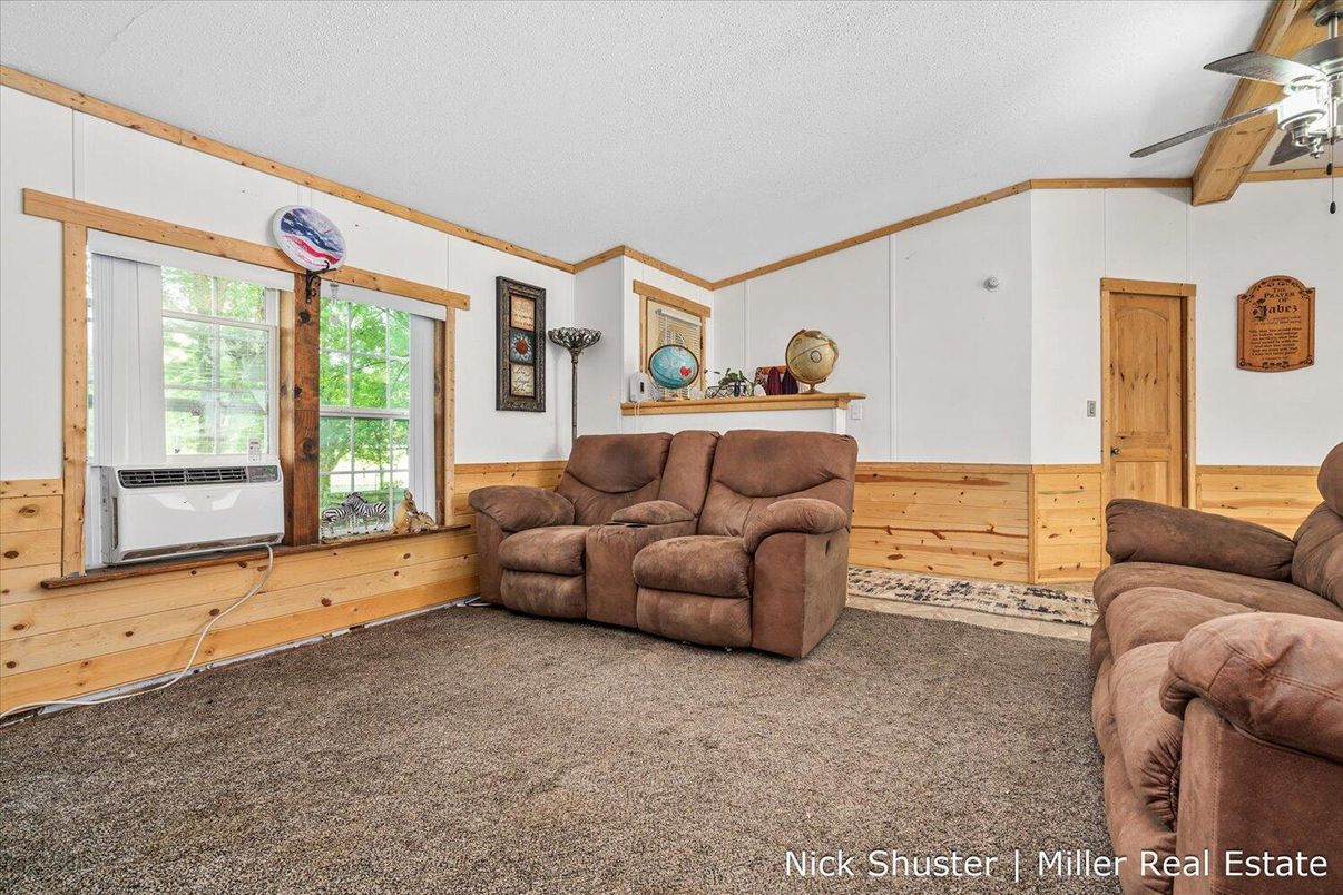 Interior, Living room, Wooden Walls