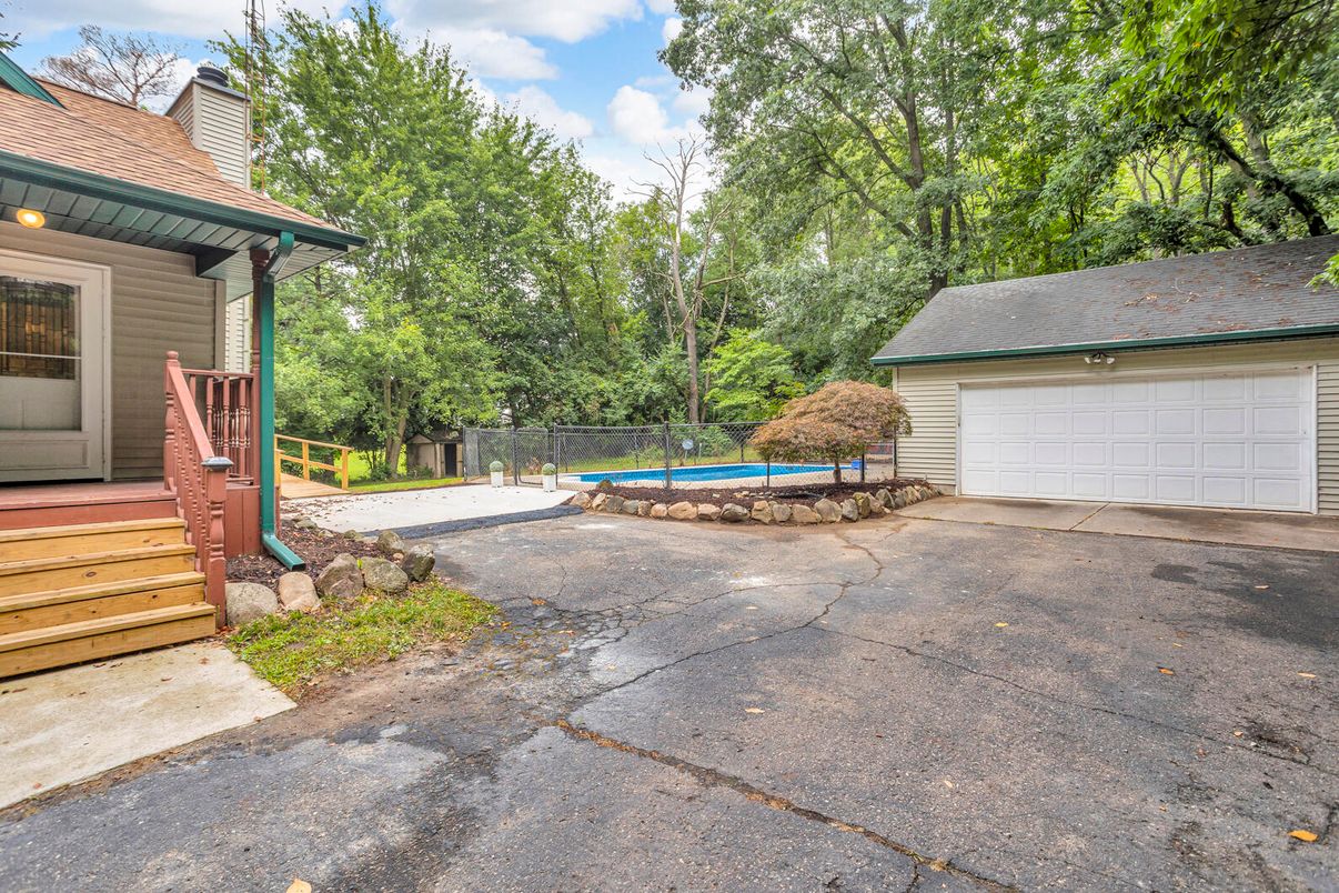 Backyard, Detached Garage, Exterior, Playground