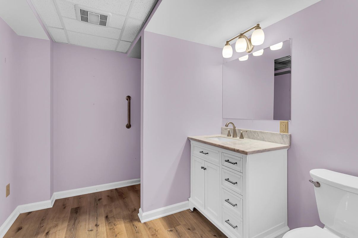Bathroom, Interior, Wood Texture Flooring