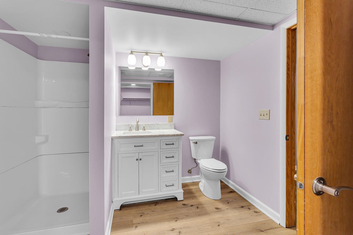 Bathroom, Interior, Wood Texture Flooring