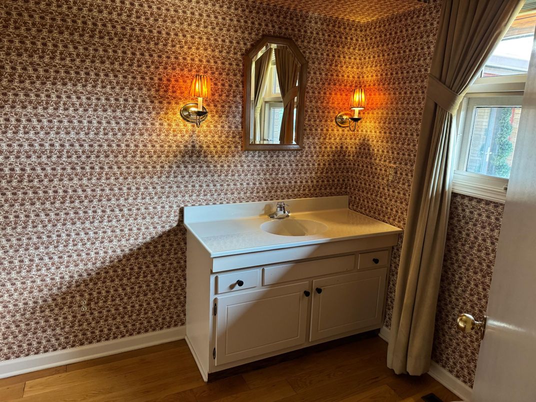Bathroom, Interior, Wood Texture Flooring