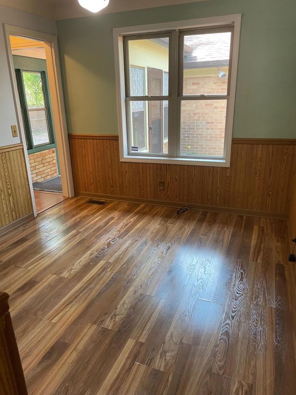 Empty room, Interior, Wood Texture Flooring