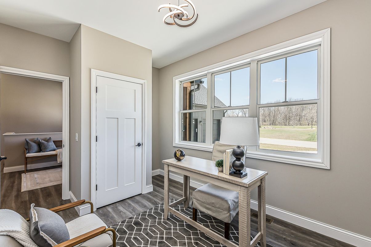 Home Office, Interior, Wood Texture Flooring