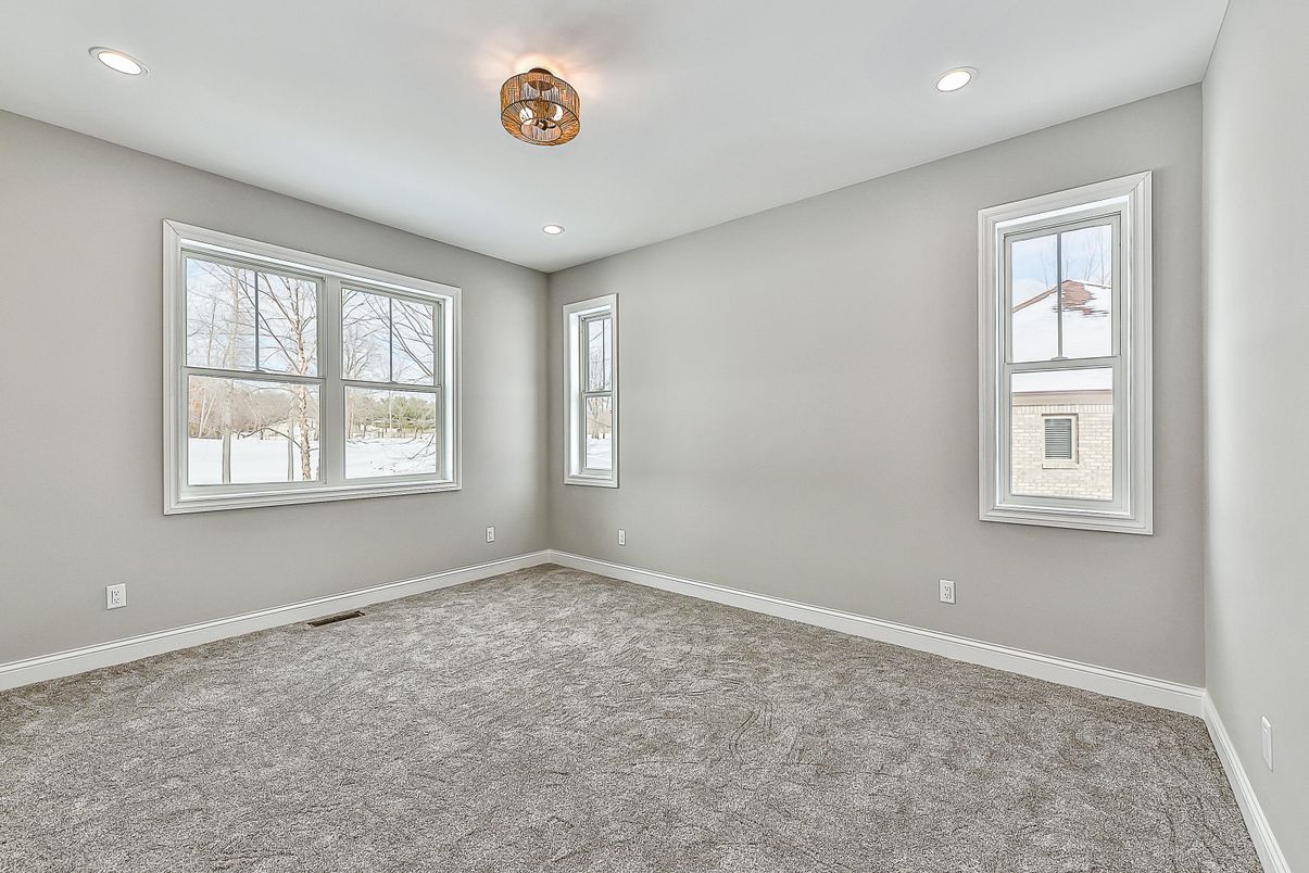 Empty room, Interior, Recessed Lighting
