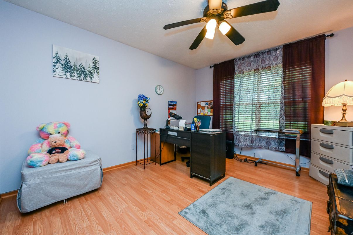 Home Office, Interior, Wood Texture Flooring