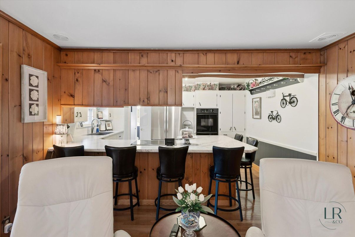 Interior, Kitchen, Wood Texture Flooring, Wooden Walls