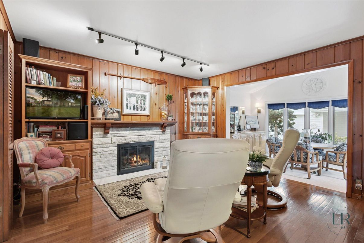 Fireplace, Interior, Wood Texture Flooring, Wooden Walls
