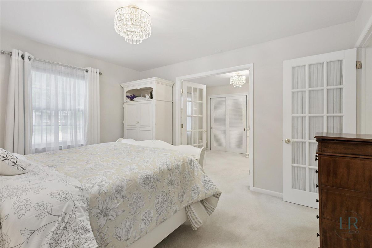 Bedroom, Chandelier, Interior
