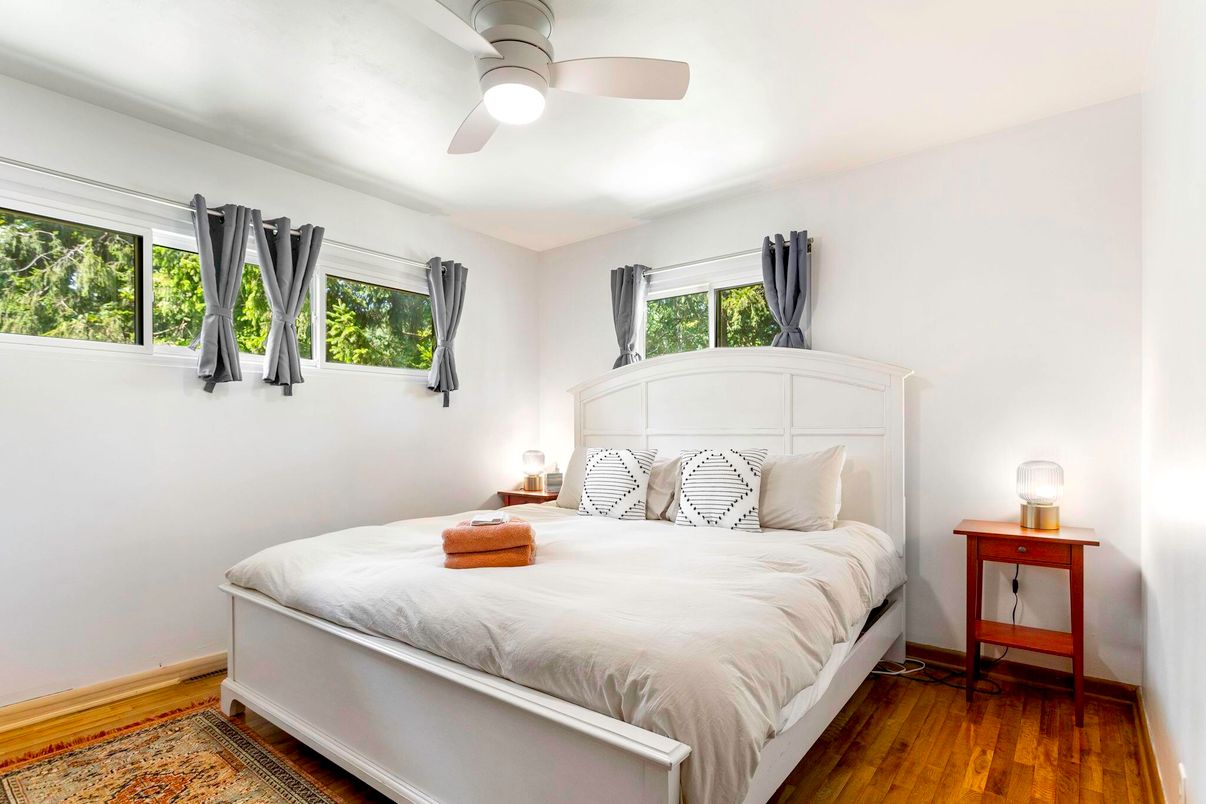 Bedroom, Interior, Wood Texture Flooring