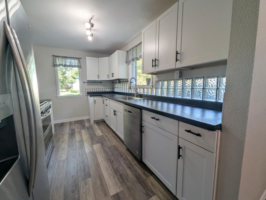 Interior, Kitchen, Wood Texture Flooring