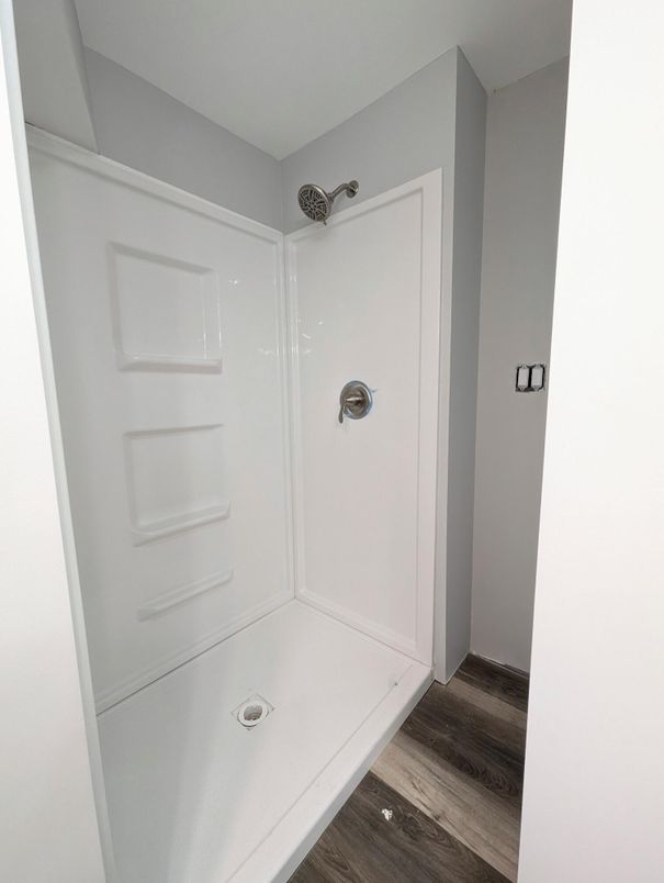 Bathroom, Interior, Wood Texture Flooring