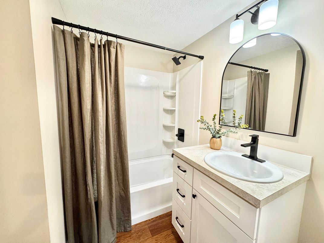 Bathroom, Interior, Wood Texture Flooring