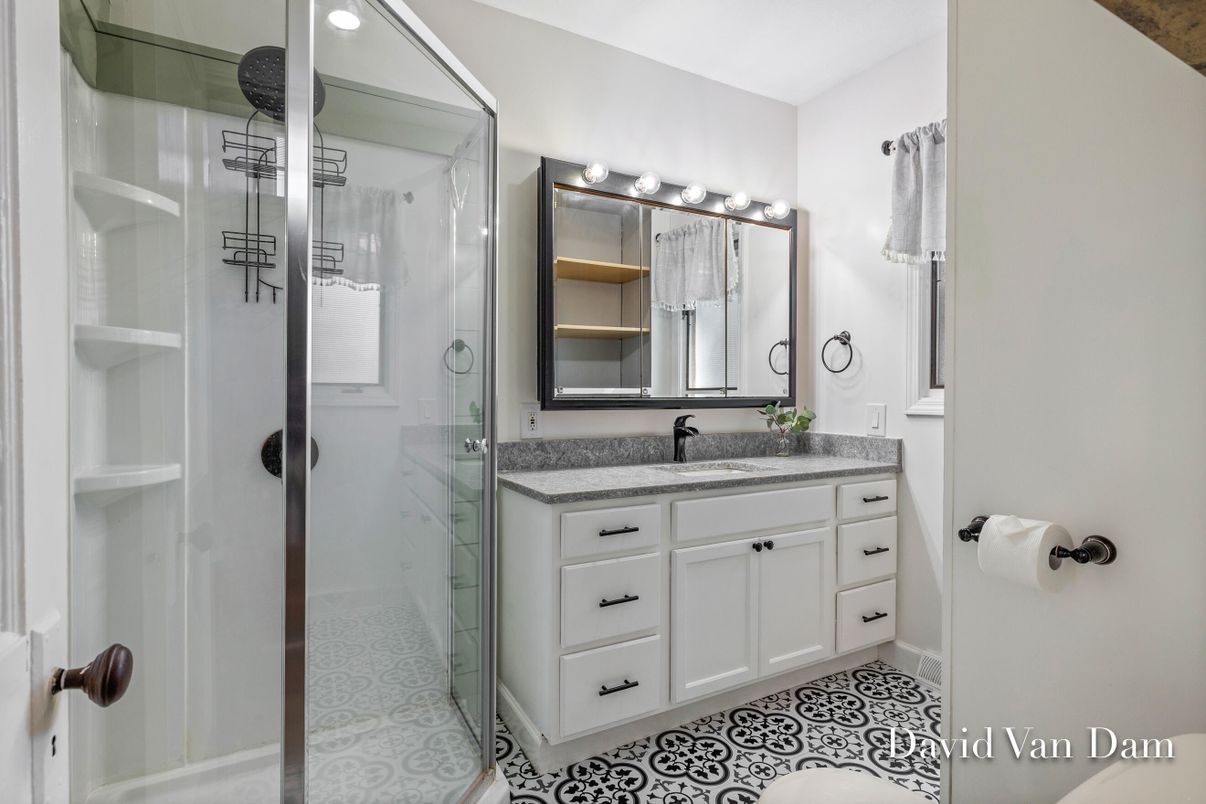 Bathroom, Glass Shower, Interior