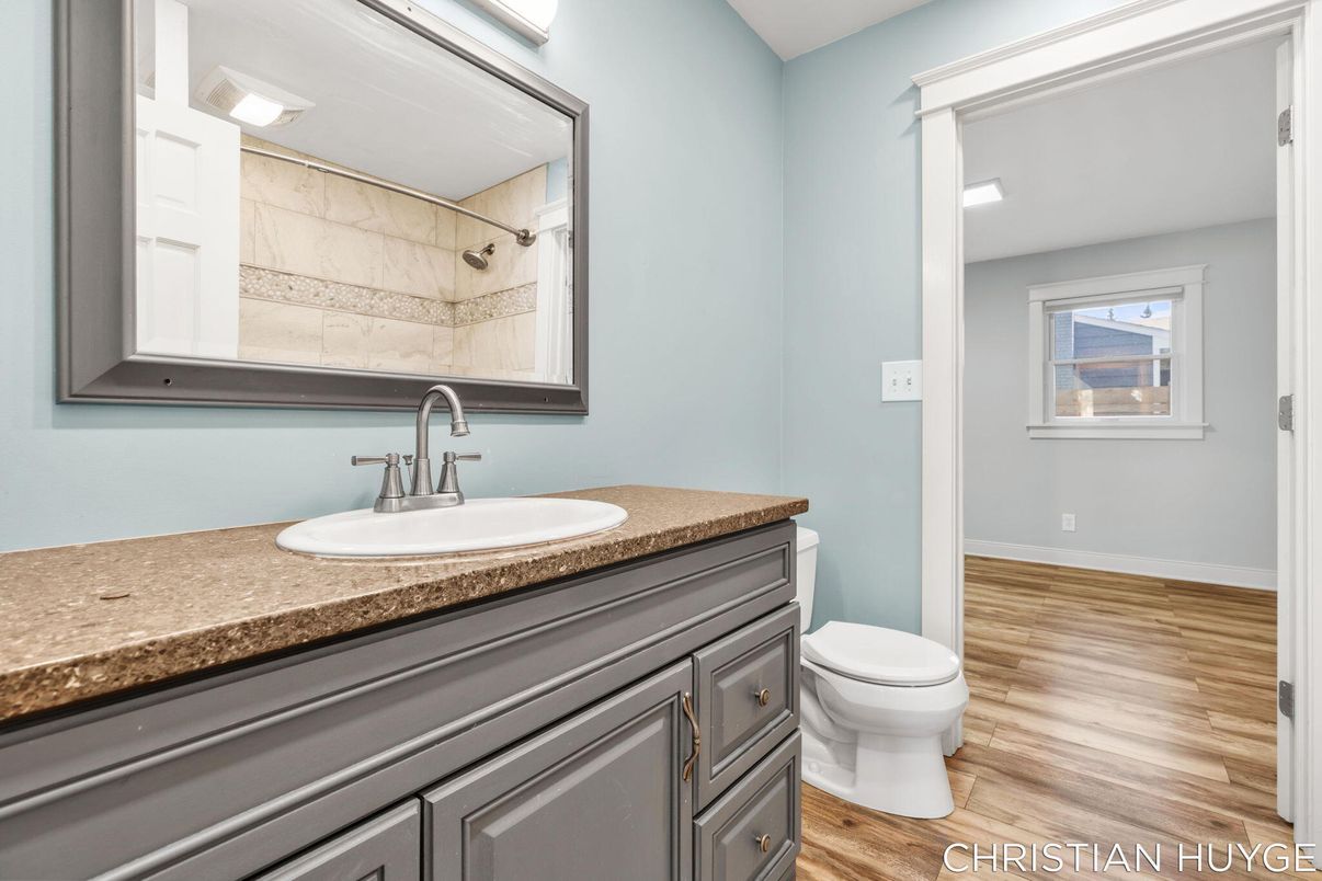 Bathroom, Interior, Wood Texture Flooring